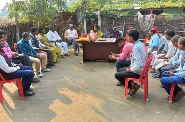 Field visits to survivor families