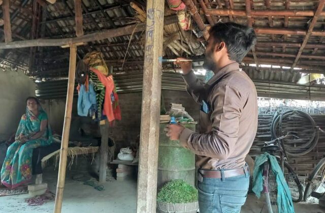 Field visits to survivor families