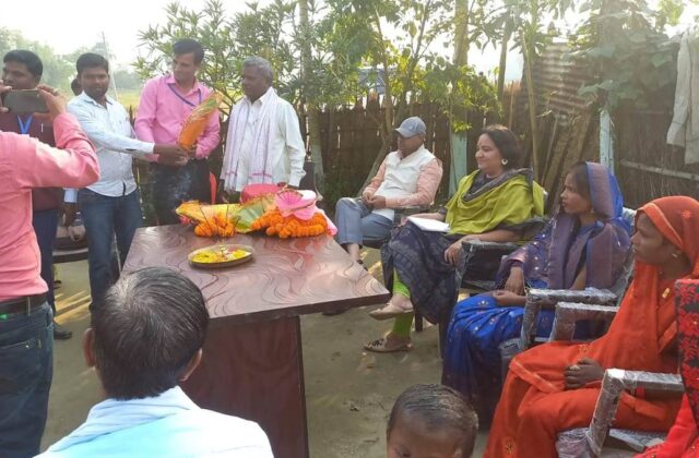 Field visits to survivor families
