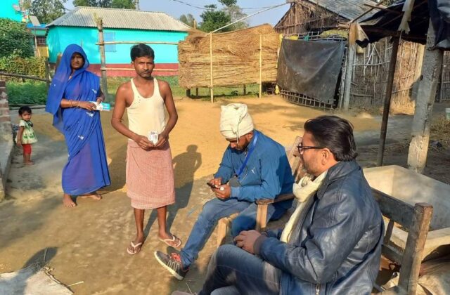 Field visits to survivor families